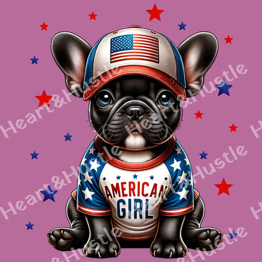 American Girl With Stars