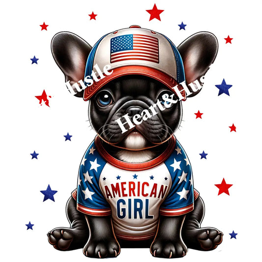 American Girl With Stars