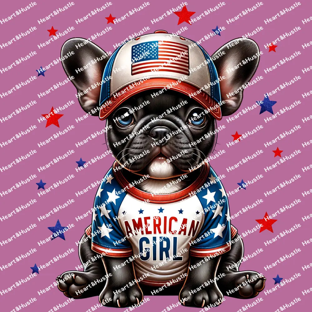 American Girl With Stars