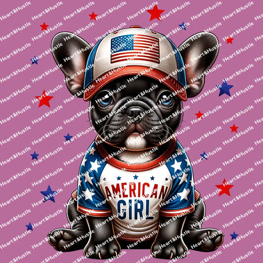 American Girl With Stars