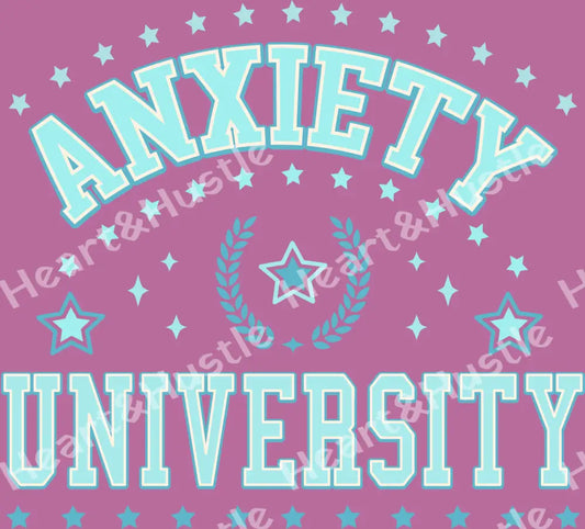 Anxiety University Blue