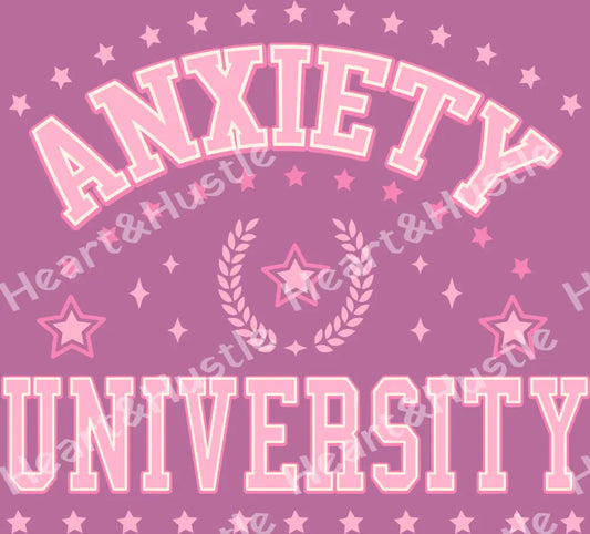 Anxiety University Pink