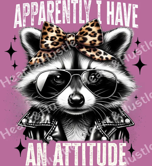 Apparently I Have An Attidude White