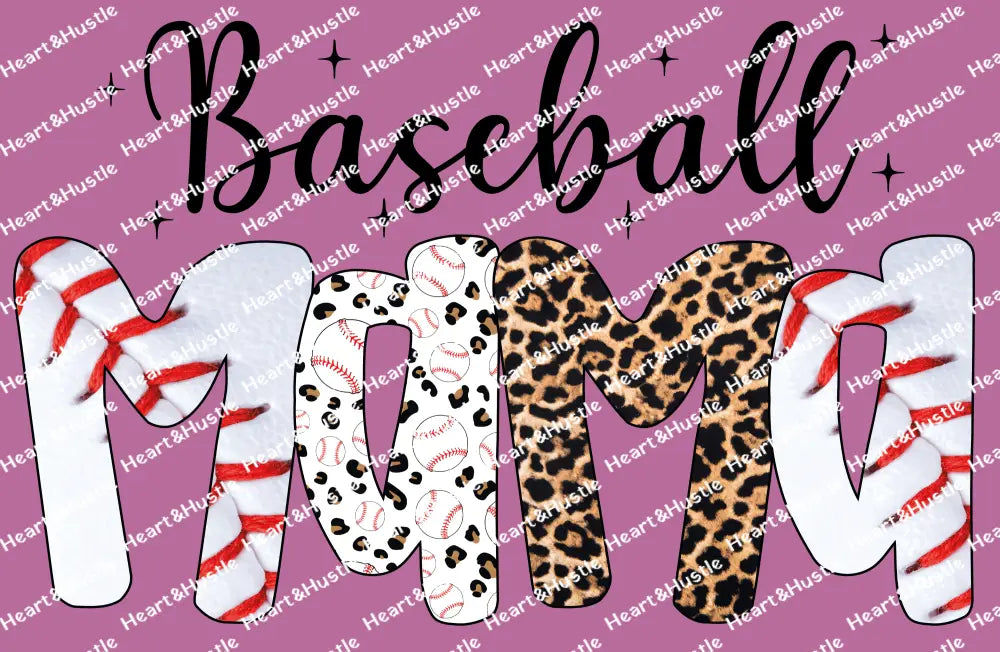 Baseball Mama Black