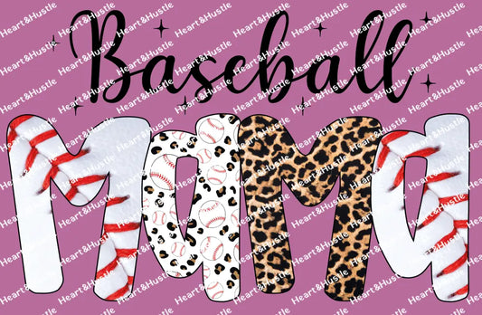 Baseball Mama Black