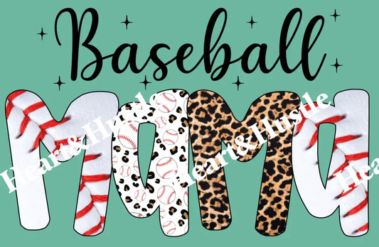 Baseball Mama Black