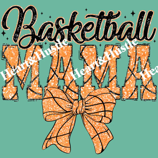 Basketball Mama With Bow