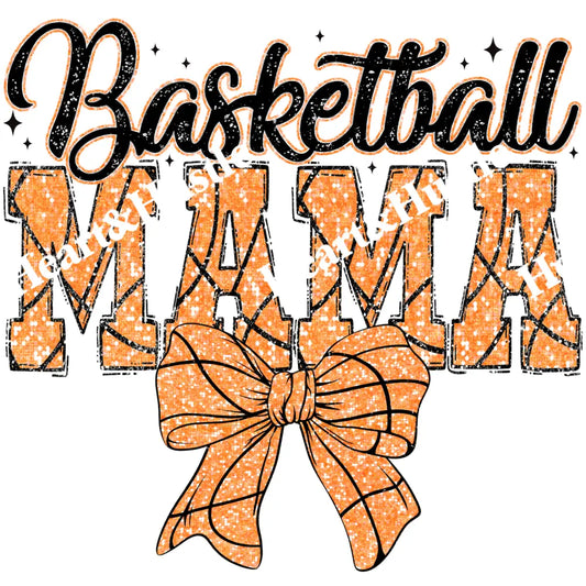 Basketball Mama With Bow