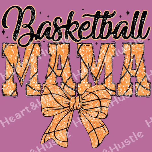 Basketball Mama With Bow