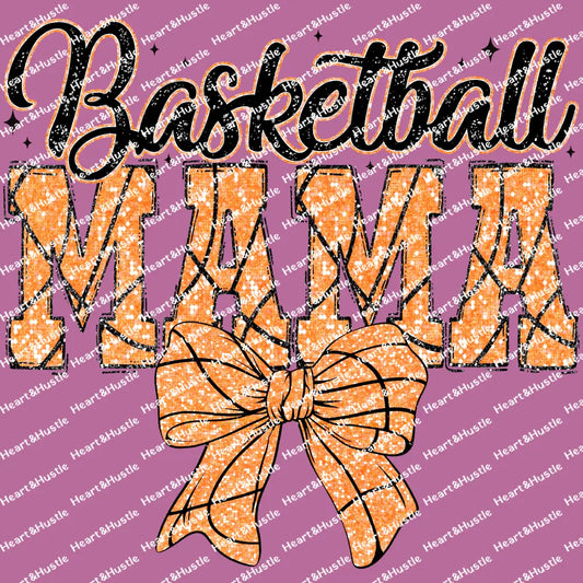Basketball Mama With Bow