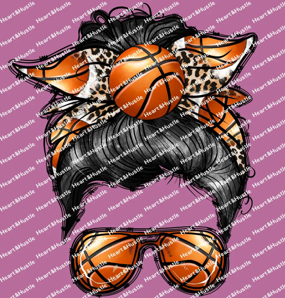 Basketball Messy Bun