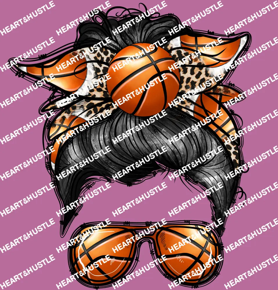 Basketball Messy Bun