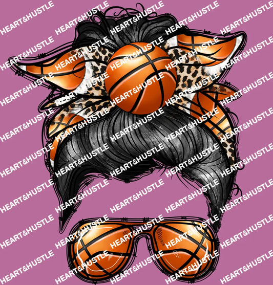 Basketball Messy Bun