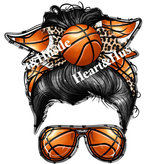 Basketball Messy Bun