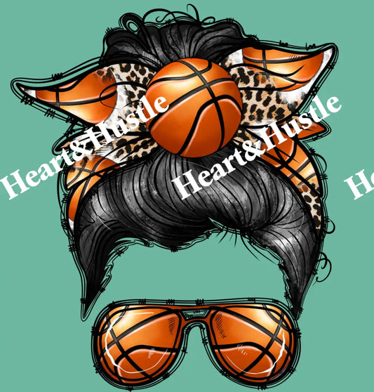 Basketball Messy Bun