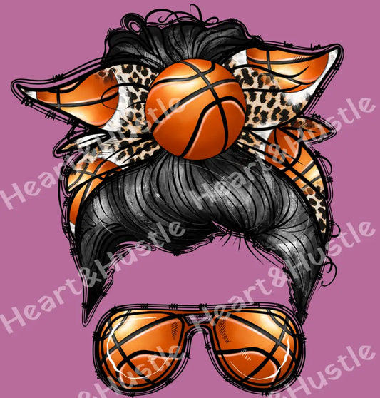 Basketball Messy Bun