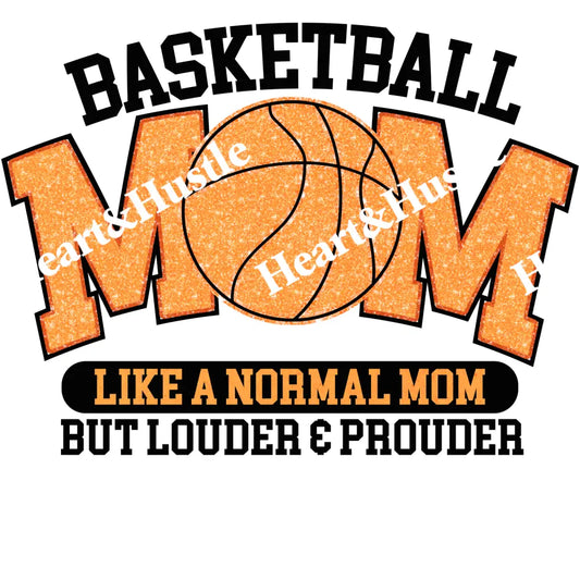 Basketball Mom Like A Normal Mom But Louder And Prouder
