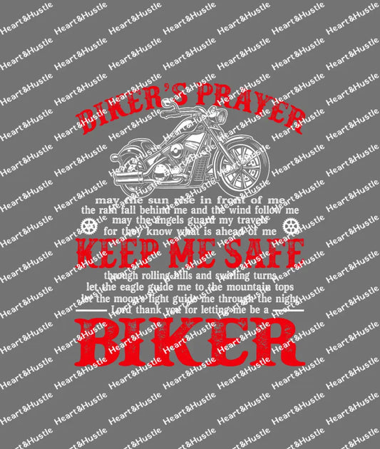 Bikers Prayer Red