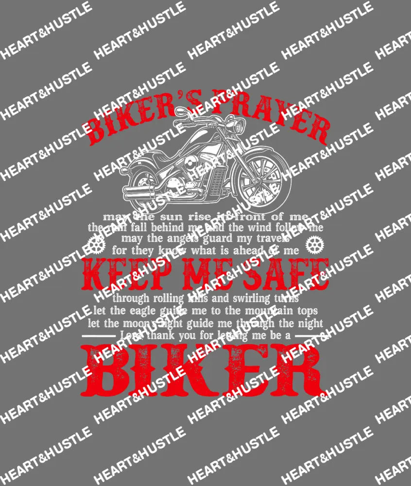 Bikers Prayer Red