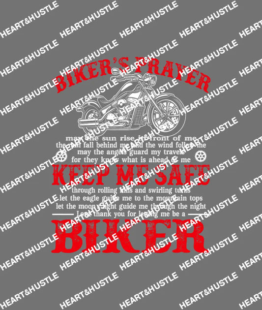 Bikers Prayer Red