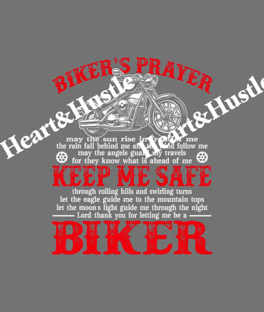 Bikers Prayer Red