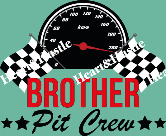 Birthday Brother Pit Crew