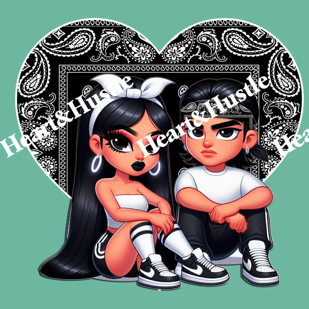 Black Heart Couple