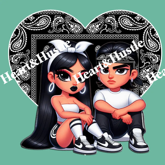 Black Heart Couple