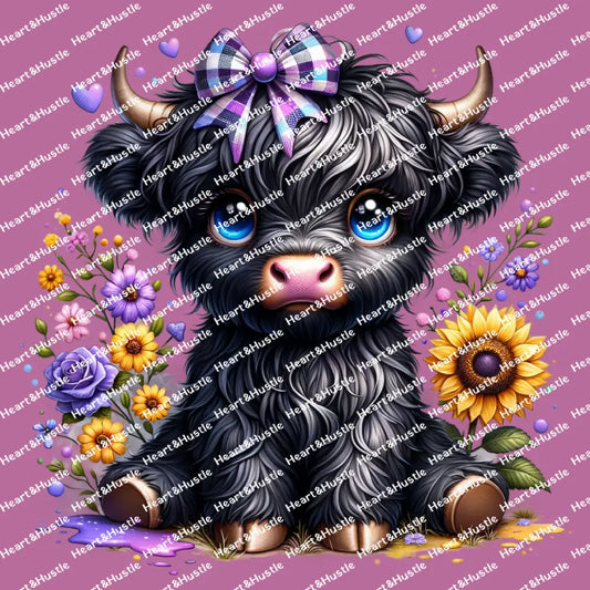 Black Highland Cow