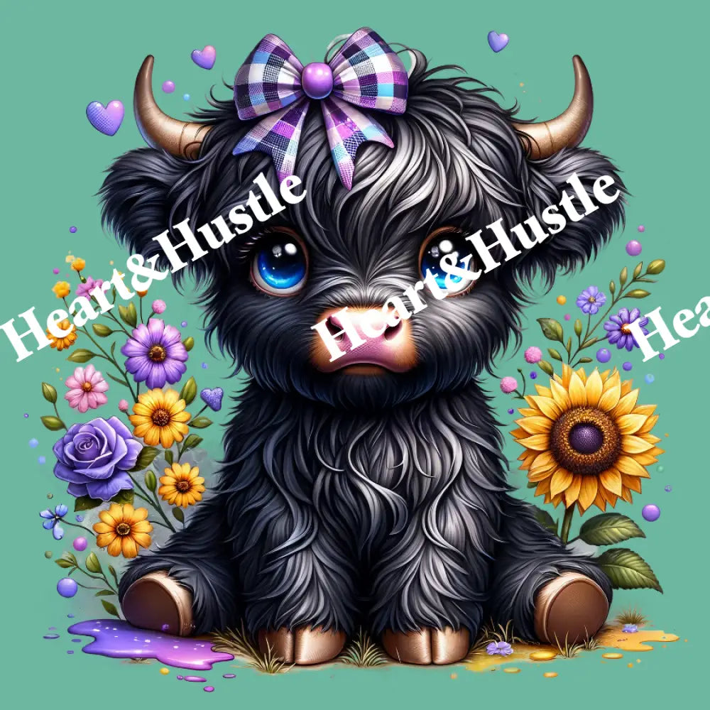 Black Highland Cow