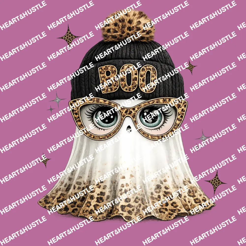 Boo Ghost Leopard Beenie