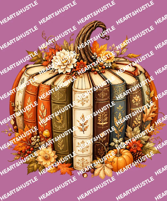 Book Pumpkin Vintage Autumn