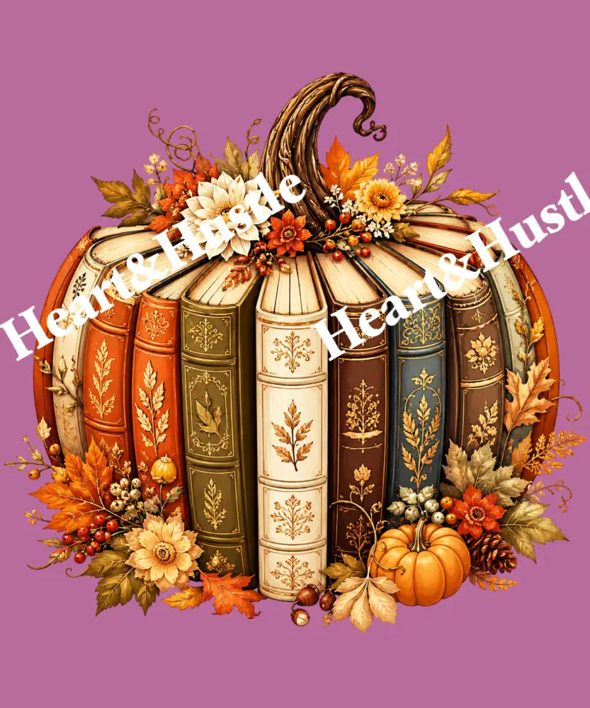 Book Pumpkin Vintage Autumn