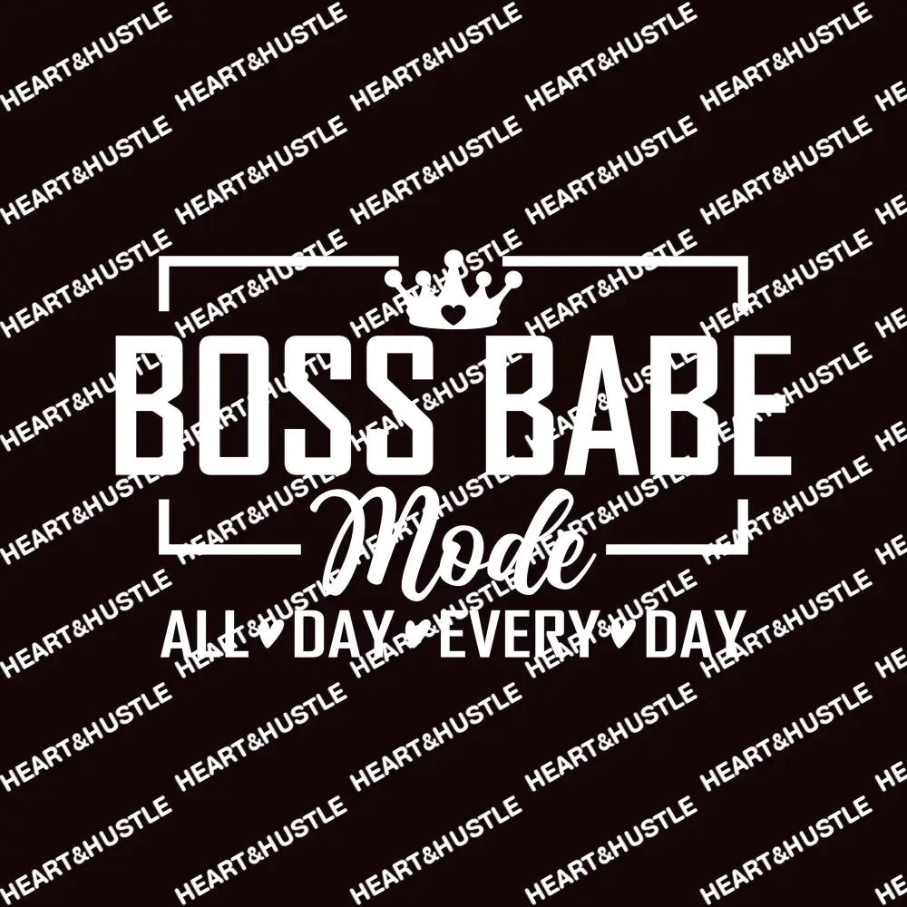 Boss Babe Mode White