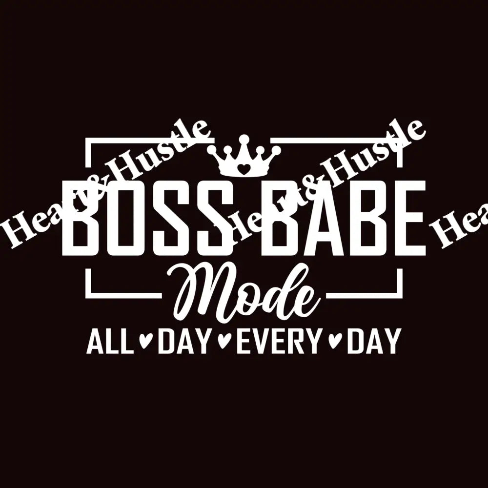Boss Babe Mode White