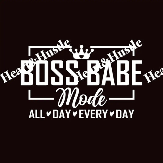 Boss Babe Mode White