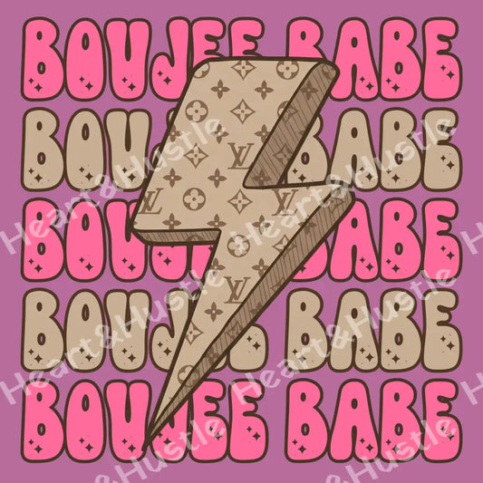 Boujee Babe LV Pink and Brown