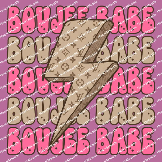 Boujee Babe LV Pink and Brown