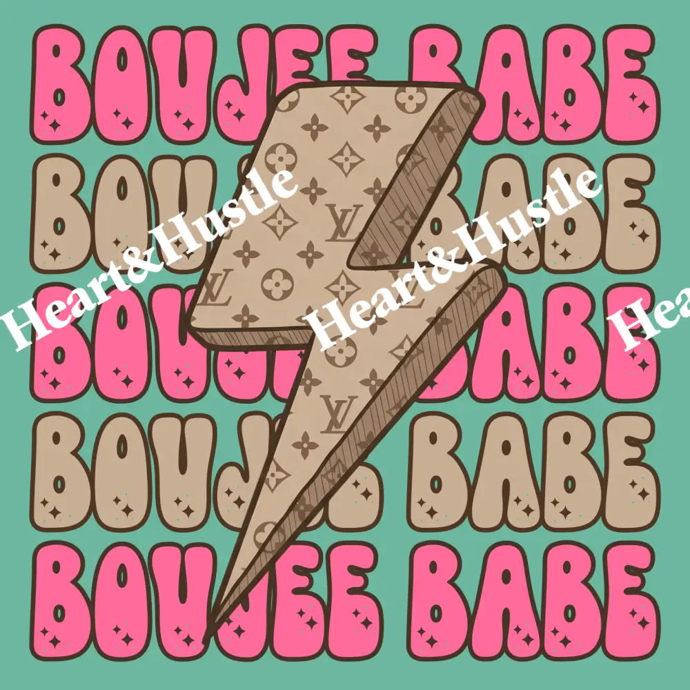 Boujee Babe LV Pink and Brown