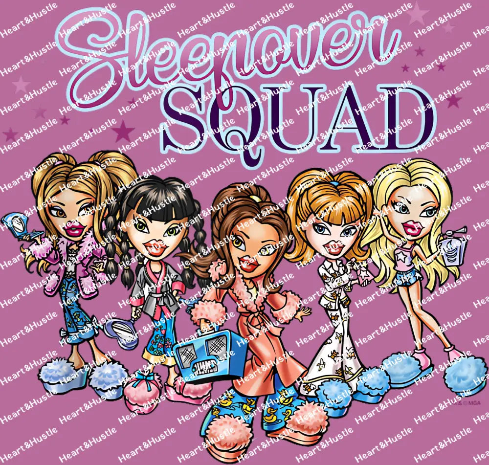 Bratz Group Shot Sleepover Squad