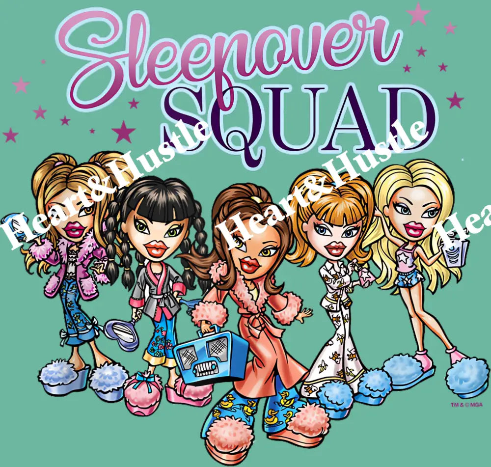 Bratz Group Shot Sleepover Squad
