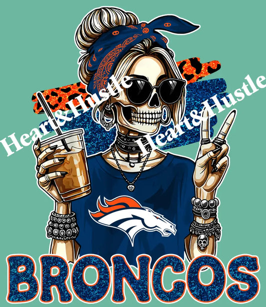 Broncos Skully Girl