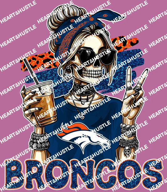 Broncos Skully Girl