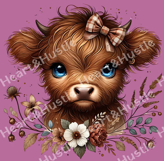 Brown Highland Western Cow