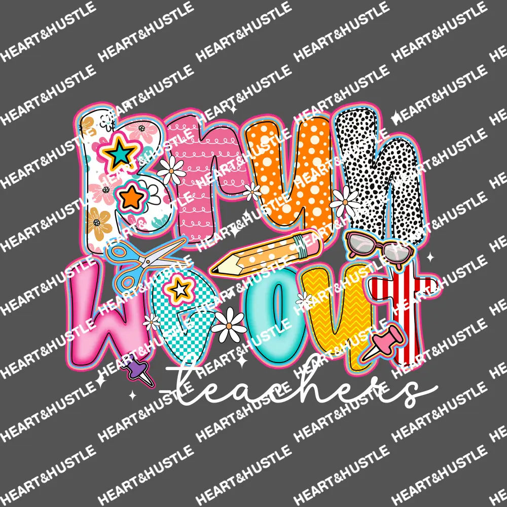 Bruh We Out Teacher White