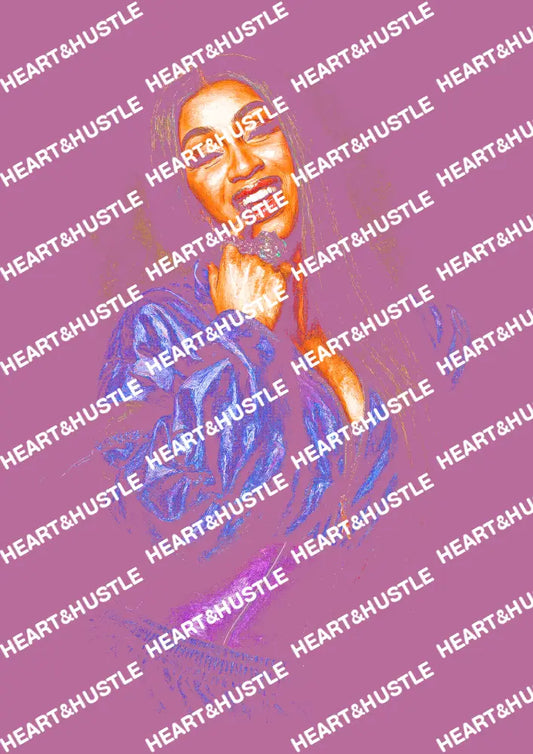 Cardi B 2 Halftone