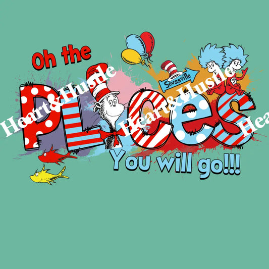 Cat In The Hat Oh The Places You Will Go
