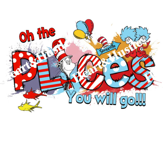 Cat In The Hat Oh The Places You Will Go