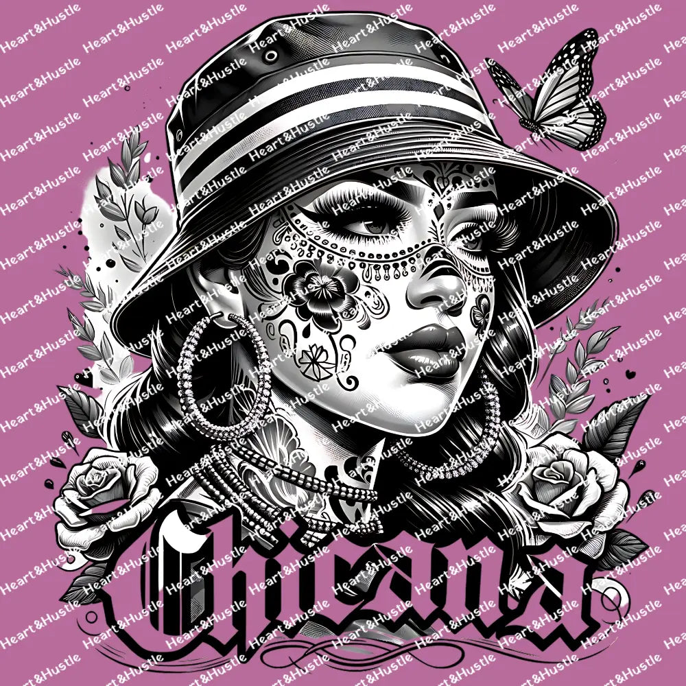 Chicana Black and White