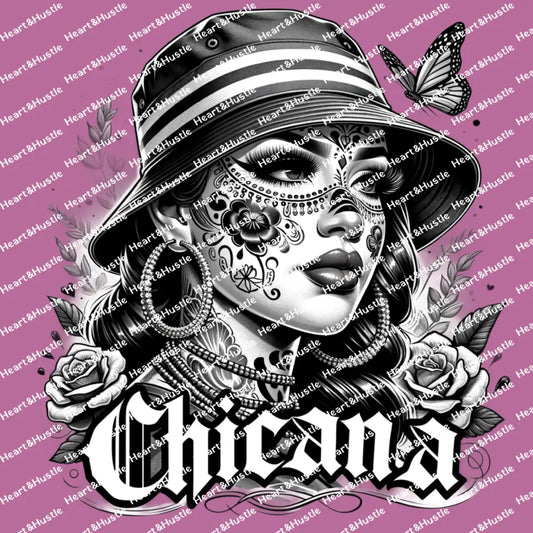 Chicana Black And White